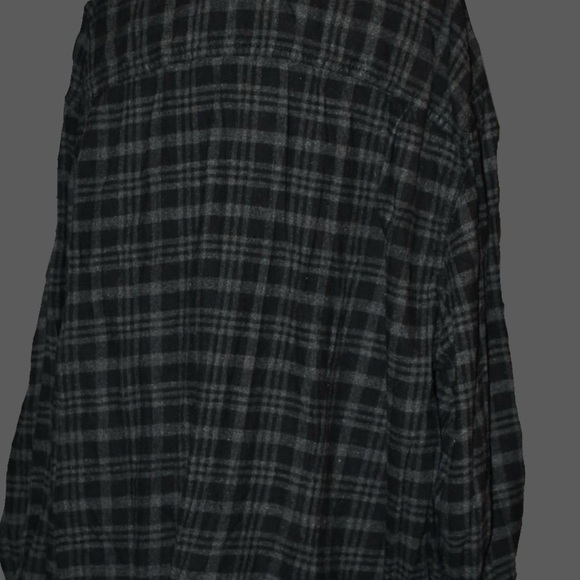 George Black Plaid Casual Button Down Shirt - Picture 4 of 4